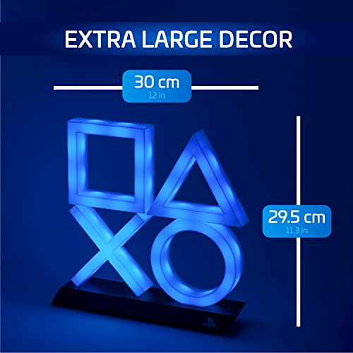 Playstation PS5 Icon Light Unisex Lámpara de mesa blanco-negro, Plastico,