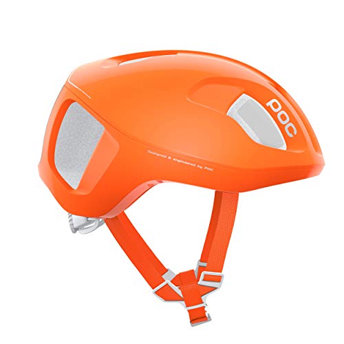 POC Ventral SPIN - Casco Ciclismo, L (56-61cm), Naranja (Zink Orange AVIP)