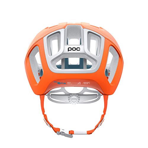 POC Ventral SPIN - Casco Ciclismo, L (56-61cm), Naranja (Zink Orange AVIP)