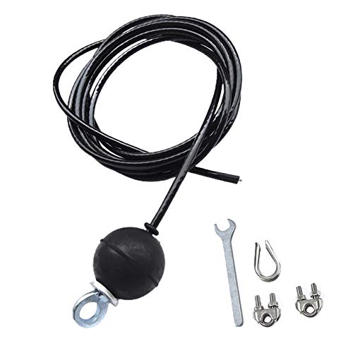 POHOVE Cuerda de alambre de acero para gimnasio resistente equipo de fitness casero sólido práctico cable de cuerda de alambre de acero