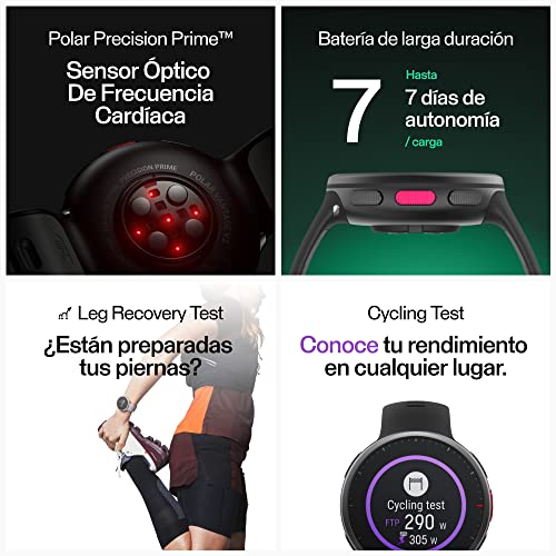 Polar Vantage V2, Polar H10, Bike Mount y Saddle Bag - Multisport Smartwatch con GPS, Monitor de frecuencia cardíaca - Controles de música, Meteorología, altimetría - Paquete de Ciclismo