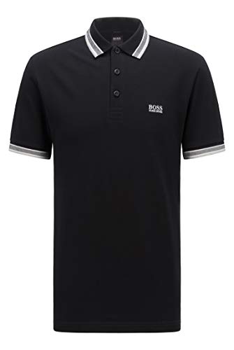 Polo Paddy de Boss Green, de manga corta, para hombre Negro negro X-Large