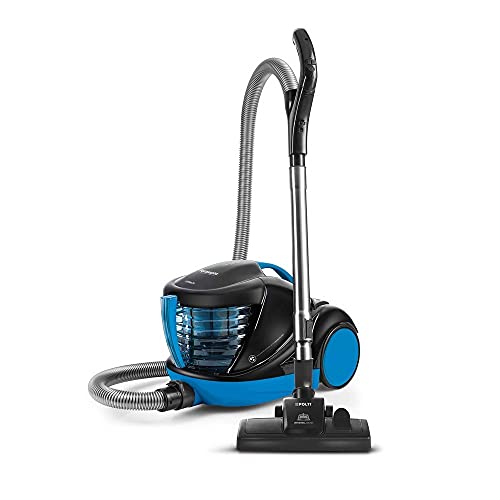 Polti Forzaspira Lecologico Aqua Allergy Turbo Care Aspirador Agua sin Bolsa, Función Turbo, Filtro Hepa H13, 2 turbo cepillos, 850 W, 1 Liter, Negro, Azul