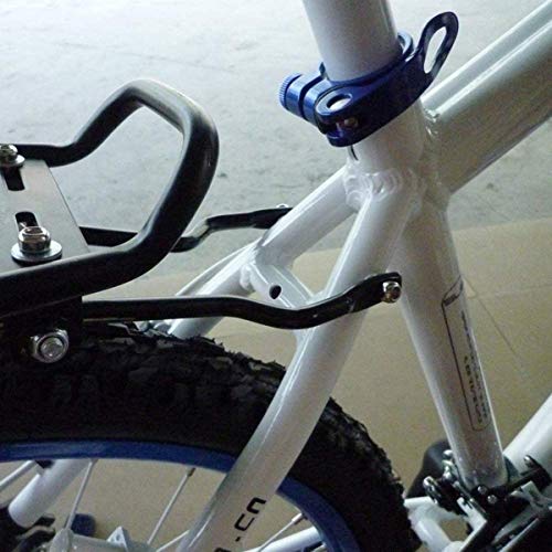 Portaequipajes Bicicletas,Bicicleta Montaje Al Cuadro De Aluminio,Portaequipajes para Tija De Sillín De Ciclismo De Liberación Rápida Capacidad De Carga Máxima 20 Kg