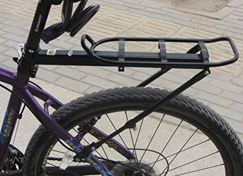Portaequipajes Bicicletas,Portaequipajes Aluminio Bicicletas,Portaequipajes De Liberación Rápida Capacidad De Carga Máxima De 20 Kg para Postes Asiento Redondos Menos 31mm