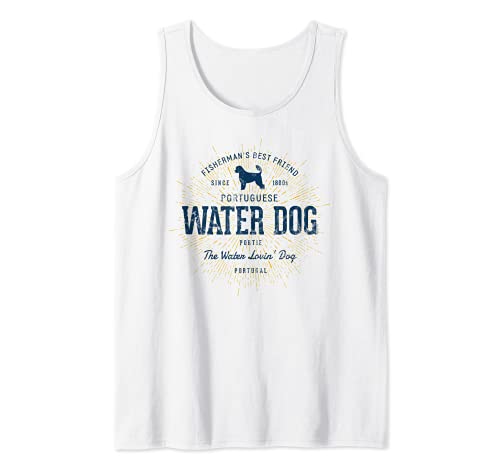 Portuguese Water Dog vintage cão de água português Camiseta sin Mangas