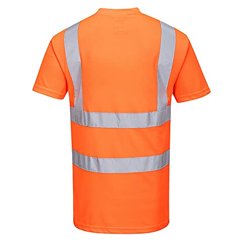 Portwest RT23 - Hi-Vis Camiseta, color naranja, talla Medium