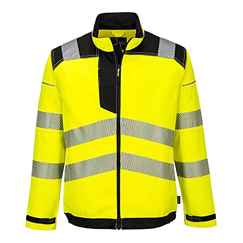 Portwest T500YERL Vision Hi-Vis - Chaqueta de trabajo, grande, color amarillo