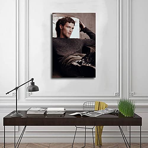 Póster de lona de Actor Joseph Morgan 11, decoración de dormitorio, deportes, paisaje, oficina, habitación, decoración, regalo, 40 x 60 cm