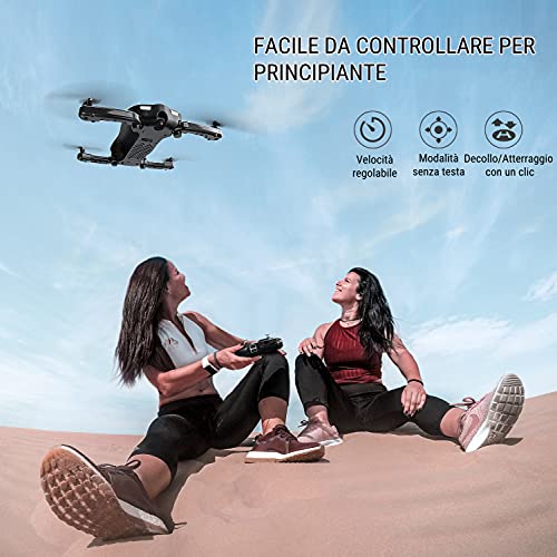 Potensic dron con cámara, baterías duales, cuadricóptero, transmisión FPV en vivo, control remoto, juguete para principiantes, batería intercambiable, altura de retención de gravedad
