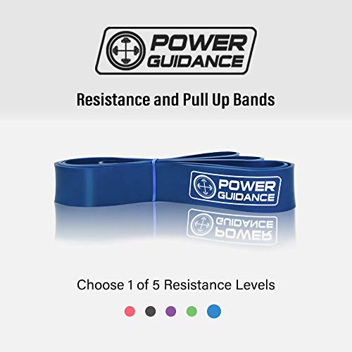 POWER GUIDANCE Bandas elásticas de resistencia - Pull Up ejercicio de la aptitud del entrenamiento Bandas Aparatos de gimnasia Inicio,Para yoga,pilates o rehabilitación -Mayor fuerza y movilidad- 103% Látex natural