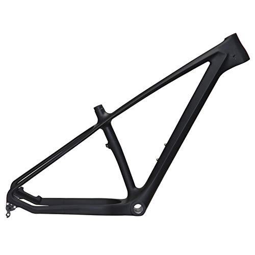 PPLAS Marco de la Bicicleta de Grasa de Carbono con la bifurcación 26er Carbon MTB Bike Bike Friendset 26 × 5.0 Mountain Snow Bicycle Frame (Color : Only Frame, Size : 20inch Glossy)