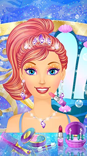Princesa Sirena: Salon, Makeup y Dress Up Juego Para Chicas Gratis