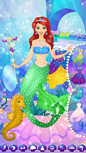 Princesa Sirena: Salon, Makeup y Dress Up Juego Para Chicas Gratis