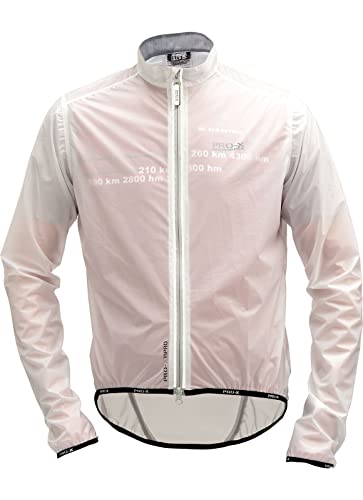 Pro-X-Elements Trient Jacket Men - Chaqueta de Ciclismo Impermeable, Color Transparente, tamaño Extra-Large