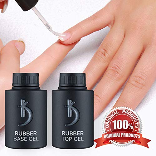 Professional Rubber Base Gel By Kodi | 35ml | Soak Off, Polish Fingernails Coat Gel | For Long Lasting Nails Layer | Easy To Use, Non-Toxic & Scentless | Cure Under LED Or UV Lamp