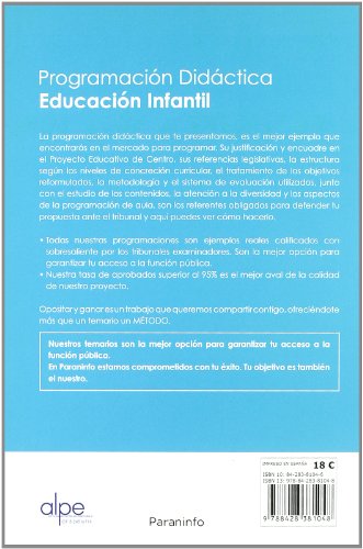 Programación Didáctica y Unidad Didáctica de Educación Infantil 2º Ciclo, 4 Años (Cuerpo De Maestros)