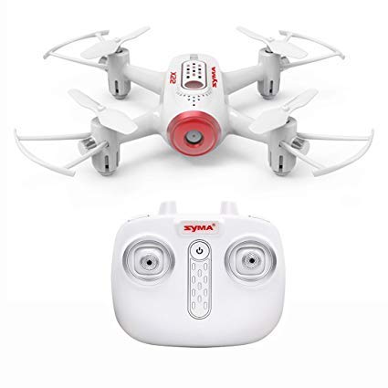 PROMOHOBBY Drone SYMA X22, emisora 2.4ghz, 4CH, 6-Axis, despegue/Aterrizaje automático, rotación 360º, Control de altitud, Headless, Luces led, cuadricoptero