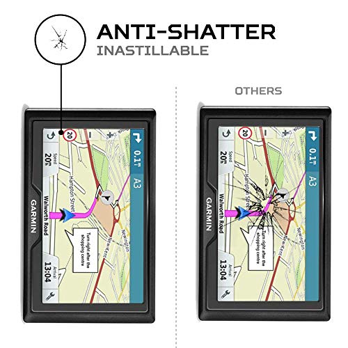 Protector de Pantalla Anti-Shock Anti-Golpe Anti-arañazos Compatible con Garmin Drive 51 EU LMT-S Plus