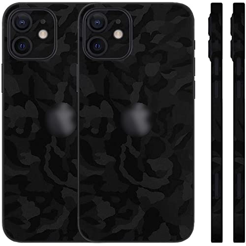 Protector de pantalla para iPhone 12 Mini (2 unidades), color negro