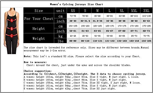 PSPORT Traje de ciclismo de las mujeres manga corta con acolchado 3D pantalones cortos de ciclismo transpirable camisa bolsillo, Cd7029, XL