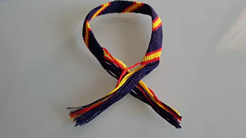Pulsera de Macramé Bandera de España Franja Azul Marino Modelos a Elegir