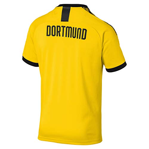 PUMA 1a Equipación 19/20 Borussia Dortmund Replica con Evonik Opel Logo Maillot, Hombre, Cyber Yellow Black, M