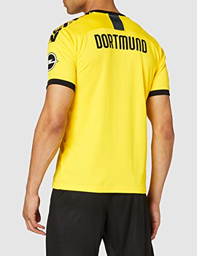 PUMA 1a Equipación 19/20 Borussia Dortmund Replica con Evonik Opel Logo Maillot, Hombre, Cyber Yellow Black, M