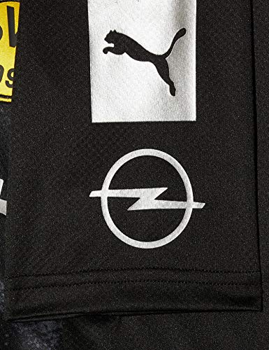 PUMA 2a Equipación 19/20 Borussia Dortmund Replica Niño/ar con Evonik Opel Logo Maillot, Niños, Black, 176