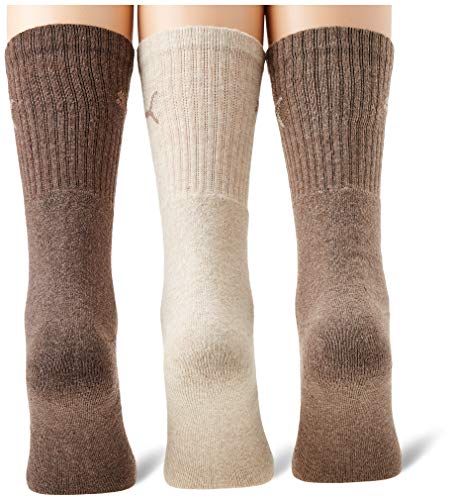 PUMA 7312 Sport Socks (3 Pack) Calcetines, Light Brown Melange, 39/42 Unisex Adulto