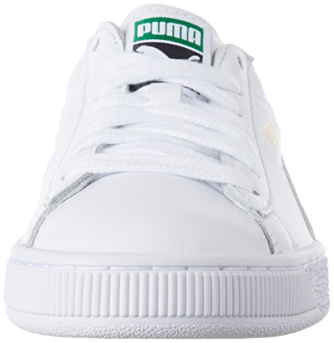 PUMA Basket Classic LFS, Zapatillas Unisex Adulto, Blanco (White/White), 36 EU