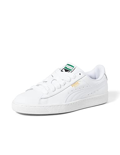 PUMA Basket Classic LFS, Zapatillas Unisex Adulto, Blanco (White/White), 36 EU