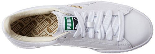 PUMA Basket Classic LFS, Zapatillas Unisex Adulto, Blanco (White/White), 36 EU