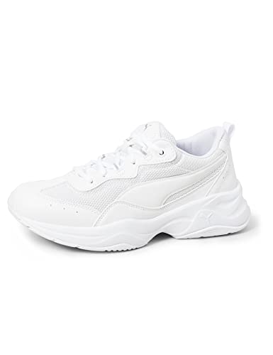 PUMA Cilia, Zapatillas, para Mujer, Blanco (Puma White-Gray Violet-Puma Silver), 41 EU