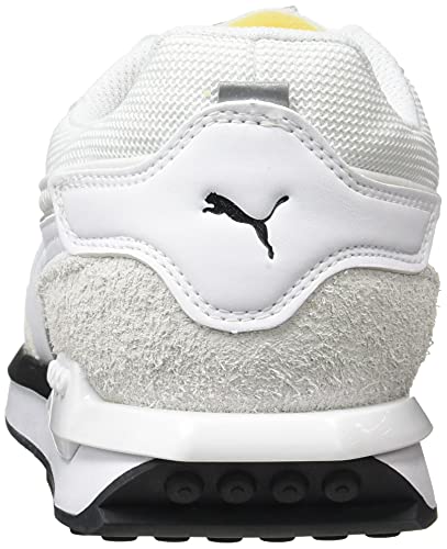 PUMA City Rider B&W, Zapatillas Unisex Adulto, Blanco, 46 EU