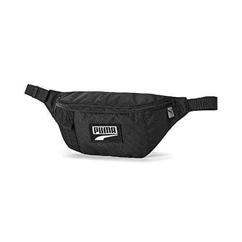 PUMA Deck Waist Bag Riñonera, Unisex-Adult, Black, OSFA
