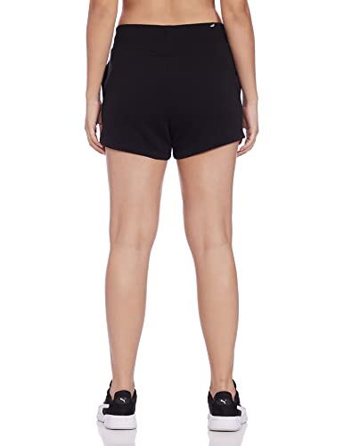 PUMA ESS 4` Sweat Shorts TR Pantalones Cortos, Mujer, Black, XS