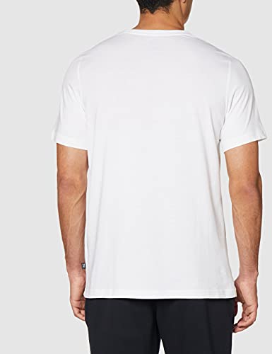PUMA ESS Logo tee Camiseta, Hombre, White, 4XL