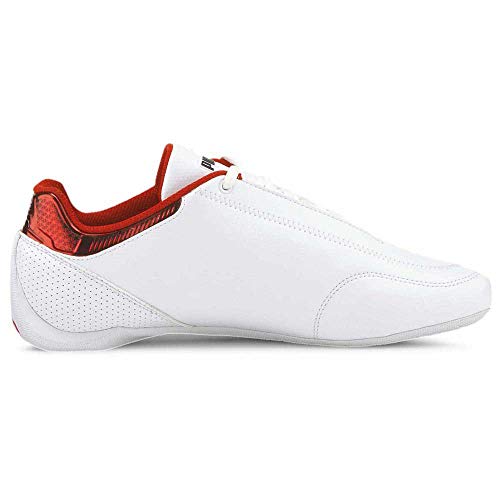 PUMA Ferrari Race Future Kart Cat, Zapatillas Unisex Adulto, Blanco White Rosso Corsa, 37 EU