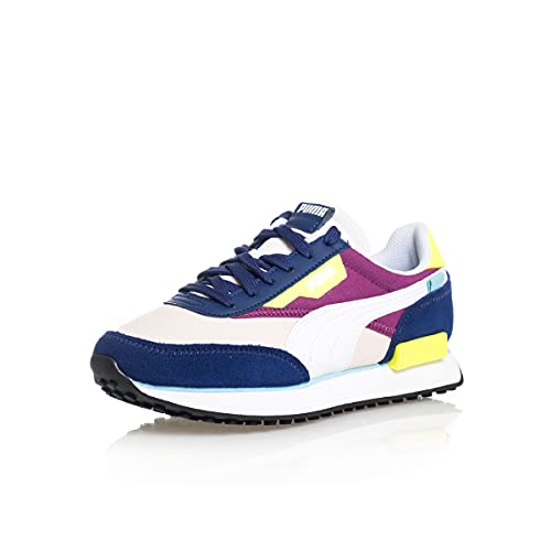 PUMA Future Rider Play On Sneaker Donna Elecktro Blue White 371149 36 36