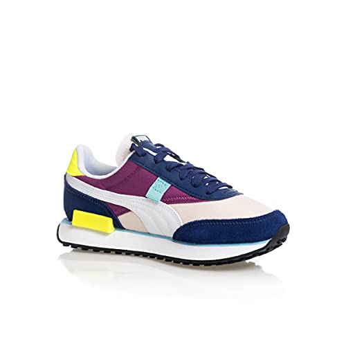 PUMA Future Rider Play On Sneaker Donna Elecktro Blue White 371149 36 36