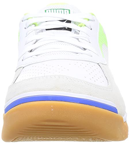 Puma IBERO II, Zapatillas de fútbol Sala Unisex Adulto, White Bluemazing Gre, 39 EU