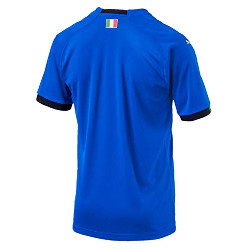 Puma Italia Home Replica, Camiseta para Hombre, Azul (Team Power Blue-Peacoat), S