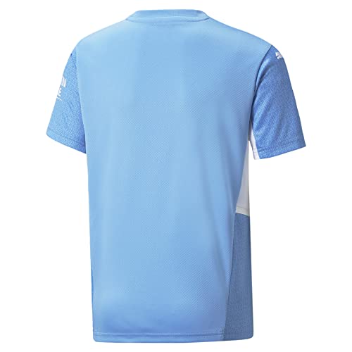 Puma Manchester City Temporada 2021/22, Juego, Camiseta Primera Equipación, Unisex-Child, Team Light Blue White, 164