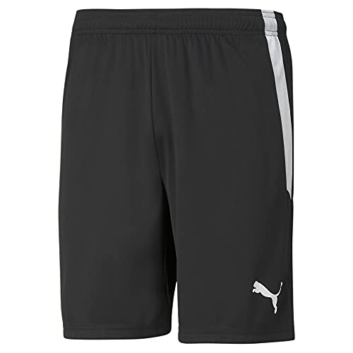 PUMA Pantalones Cortos teamLIGA Shorts, Puma Black-puma White, XL