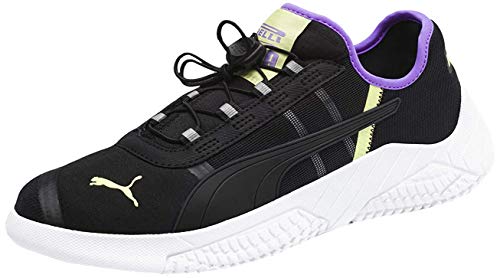 PUMA REPLICAT-X 1.8 PIRELLI, Zapatillas Unisex Adulto, Negro Black/Luminous Purple/Sunny Lime, 44 EU