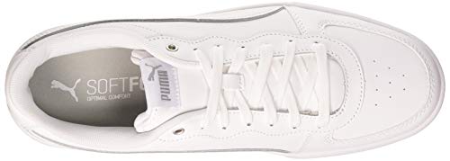 PUMA Skye, Zapatillas, para Mujer, Blanco (Puma White-Puma White-Puma Silver-Gray Violet), 39 EU