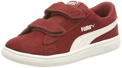 PUMA Smash v2 SD V Inf, Zapatillas Unisex Bebé, Rojo (Intense Red), 23 EU