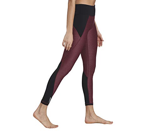 PUMA Studio Metallic High Rise 7/8 Tight Mallas Deporte, Mujer, Burgundy, M