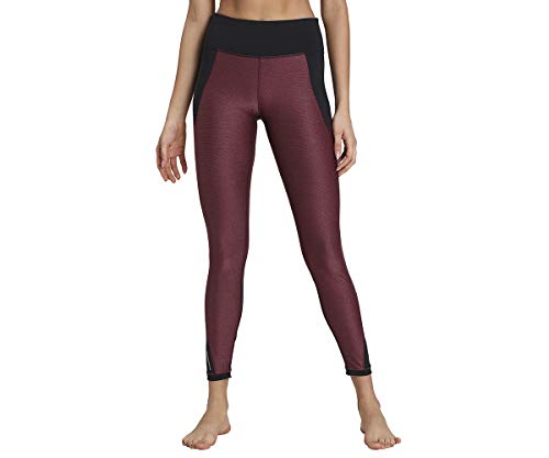 PUMA Studio Metallic High Rise 7/8 Tight Mallas Deporte, Mujer, Burgundy, M